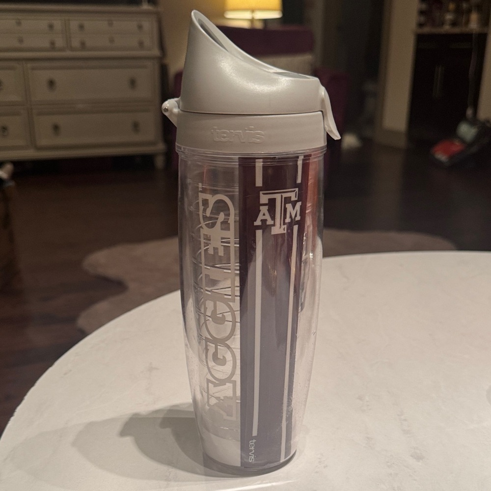 Tervis Texas A&M University Aggies Maroon Clear Tumbler 20 oz drinking cup sport